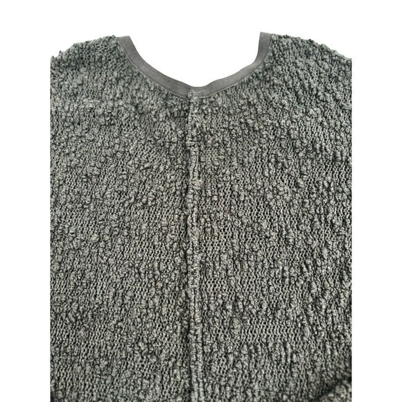 Free People Songbird Oversized Chunky Knit‎ V-Neck Sweater Brown Medium Weight - Picture 9 of 10